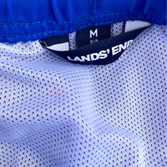 Lands’ End Royal Blue, Red and Navy Swim Shorts - Picture 3 of 3